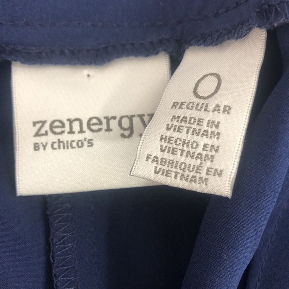 Zenergy by Chico’s Ankle Zip Track Pants 0 (Small) - Picture 3 of 12